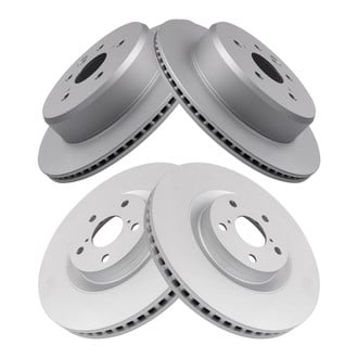 TRQ® - Front and Rear Disc Brake Rotors
