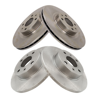 TRQ® - Front and Rear Disc Brake Rotors