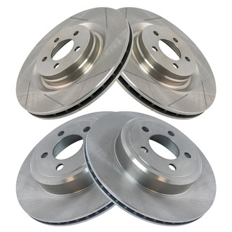 TRQ® - Front and Rear Disc Brake Rotors