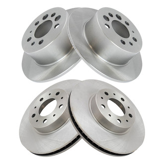 TRQ® - Front and Rear Disc Brake Rotors