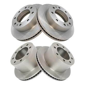TRQ® - Front and Rear Disc Brake Rotors