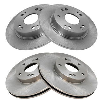 TRQ® - Front and Rear Disc Brake Rotors