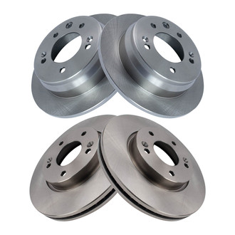 TRQ® - Front and Rear Disc Brake Rotors