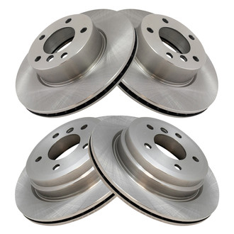TRQ® - Front and Rear Disc Brake Rotors