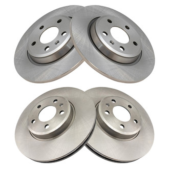 TRQ® - Front and Rear Disc Brake Rotors