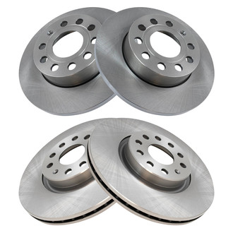 TRQ® - Front and Rear Disc Brake Rotors