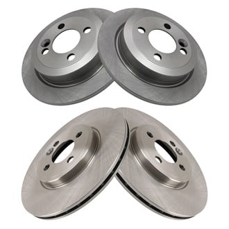 TRQ® - Front and Rear Disc Brake Rotors
