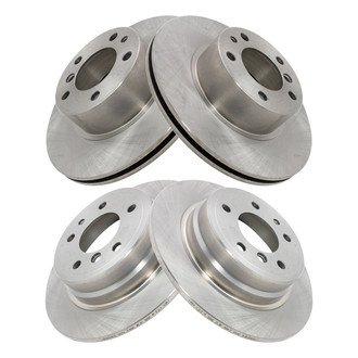 TRQ® - Front and Rear Disc Brake Rotors