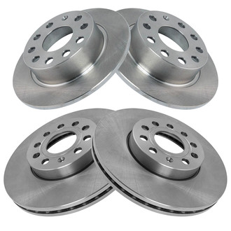 TRQ® - Front and Rear Disc Brake Rotors