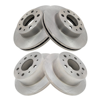 TRQ® - Front and Rear Disc Brake Rotors