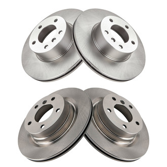 TRQ® - Front and Rear Disc Brake Rotors