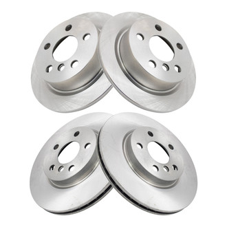 TRQ® - Front and Rear Disc Brake Rotors