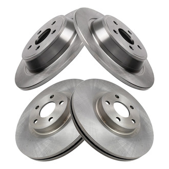 TRQ® - Front and Rear Disc Brake Rotors