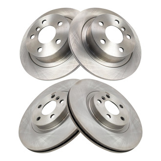 TRQ® - Front and Rear Disc Brake Rotors