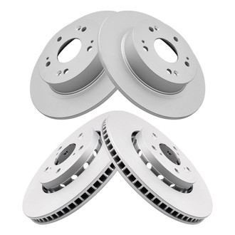 TRQ® - Front and Rear Disc Brake Rotors