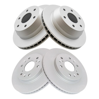TRQ® - Front and Rear Disc Brake Rotors