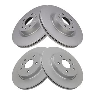 TRQ® - Front and Rear Disc Brake Rotors