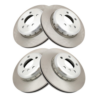 TRQ® - Front and Rear Disc Brake Rotors