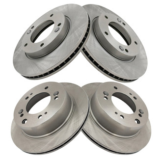TRQ® - Front and Rear Disc Brake Rotors