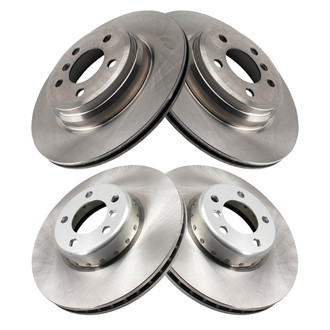 TRQ® - Front and Rear Disc Brake Rotors