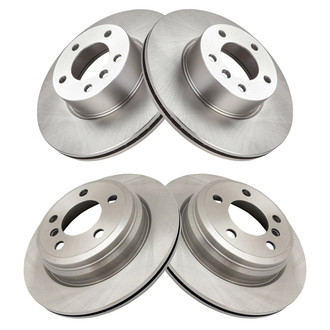 TRQ® - Front and Rear Disc Brake Rotors