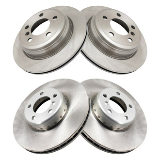 TRQ® - Front and Rear Disc Brake Rotors