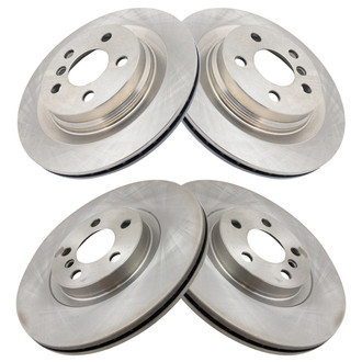 TRQ® - Front and Rear Disc Brake Rotors