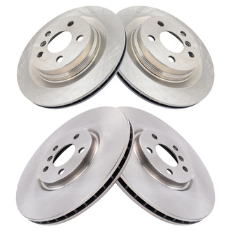 TRQ® - Front and Rear Disc Brake Rotors