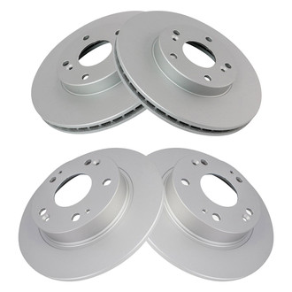 TRQ® - Front and Rear Disc Brake Rotors