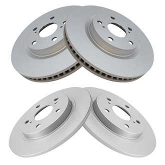 TRQ® - Front and Rear Disc Brake Rotors