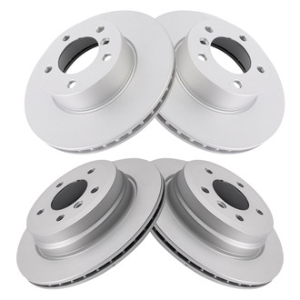 TRQ® - Front and Rear Disc Brake Rotors