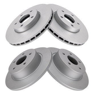 TRQ® - Front and Rear Disc Brake Rotors