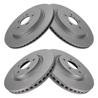 TRQ® - Front and Rear Disc Brake Rotors