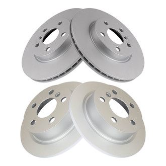 TRQ® - Front and Rear Disc Brake Rotors