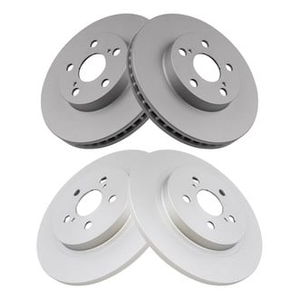 TRQ® - Front and Rear Disc Brake Rotors