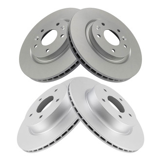 TRQ® - Front and Rear Disc Brake Rotors