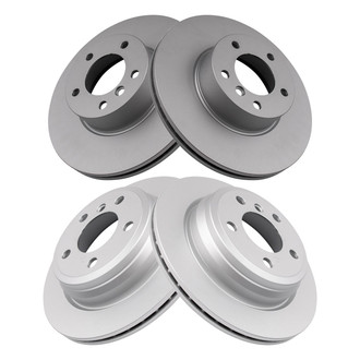 TRQ® - Front and Rear Disc Brake Rotors