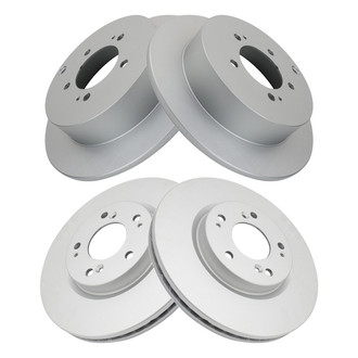 TRQ® - Front and Rear Disc Brake Rotors