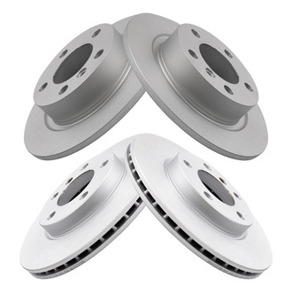 TRQ® - Front and Rear Disc Brake Rotors