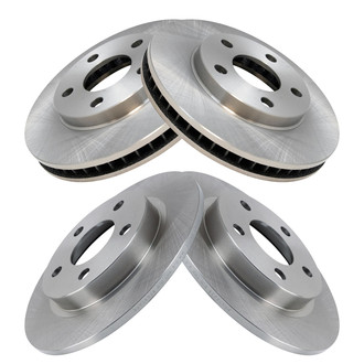 TRQ® - Front and Rear Disc Brake Rotors