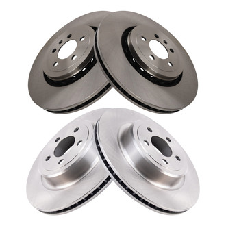 TRQ® - Front and Rear Disc Brake Rotors
