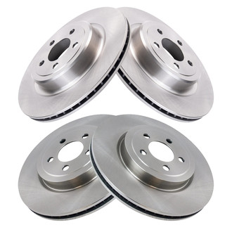 TRQ® - Front and Rear Disc Brake Rotors