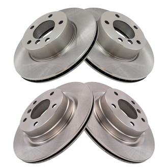 TRQ® - Front and Rear Disc Brake Rotors