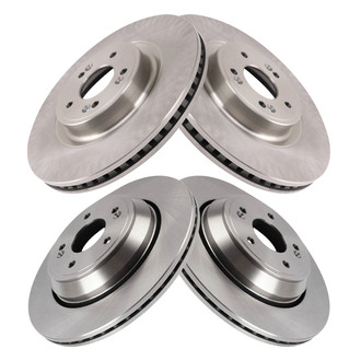 TRQ® - Front and Rear Disc Brake Rotors