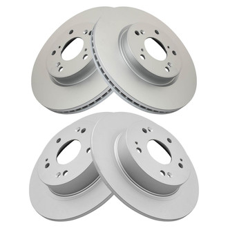 TRQ® - Front and Rear Disc Brake Rotors