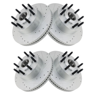 TRQ® - Front Disc Brake Rotors