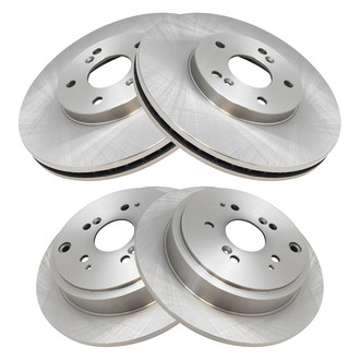TRQ® - Plain Disc Brake Rotors