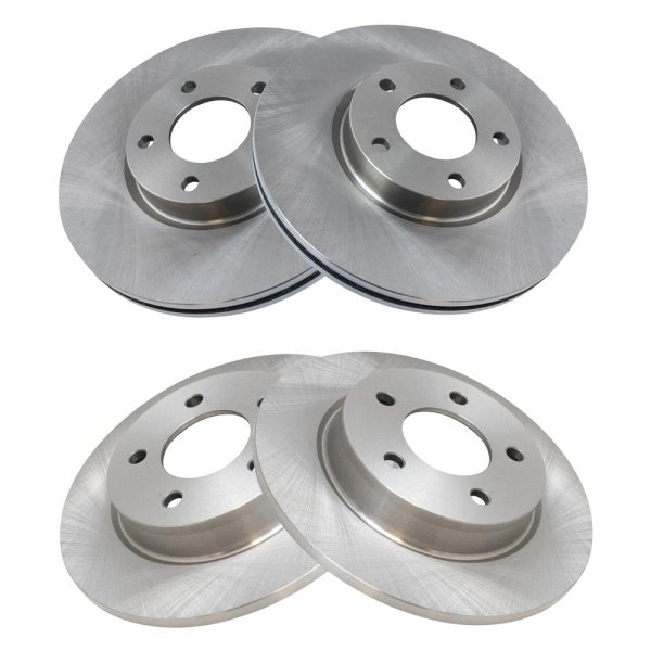 TRQ® - Plain Disc Brake Rotors