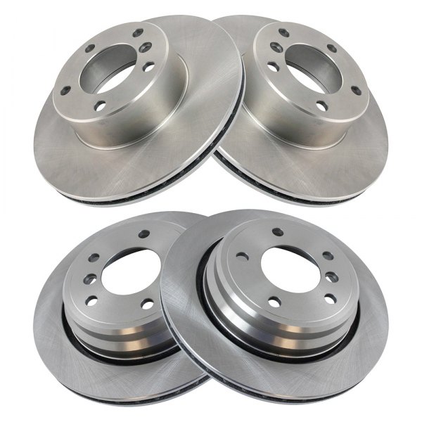 TRQ® - Plain Disc Brake Rotors