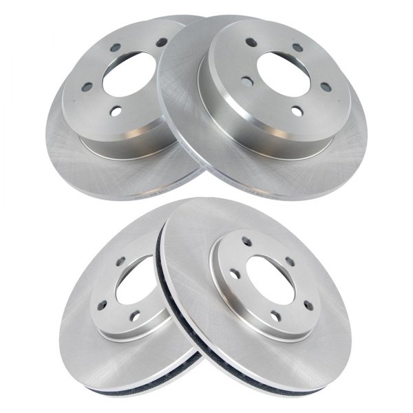 TRQ® - Plain Disc Brake Rotors